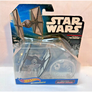 Star Wars First Order TIE Fighter 2015 Hot Wheels Starship Flight Stand - Sealed